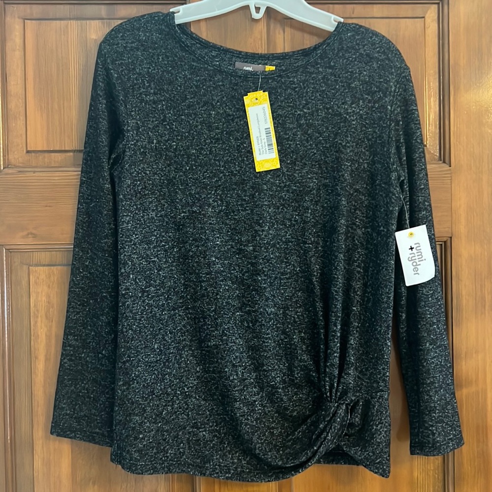 Rumi + Ryder Side Knot Brushed Longsleeve